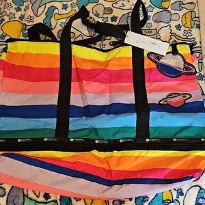 Lesportsac Red and Pink Bag Accessories